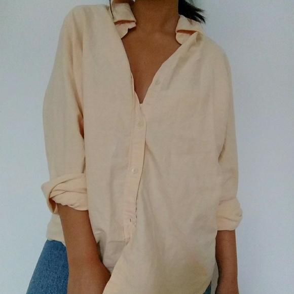 Bass Peach Button Up - Picture 2 of 5